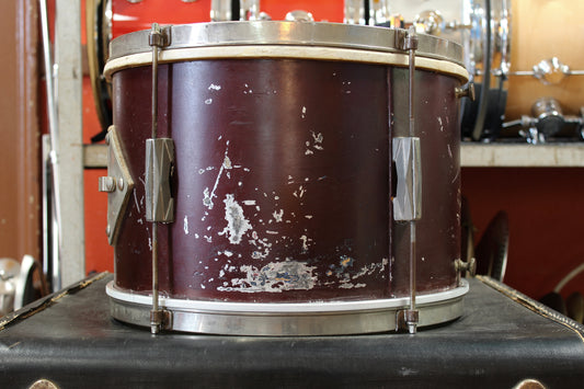 1940s Gretsch 9x13 Tom in Burgundy Lacquer