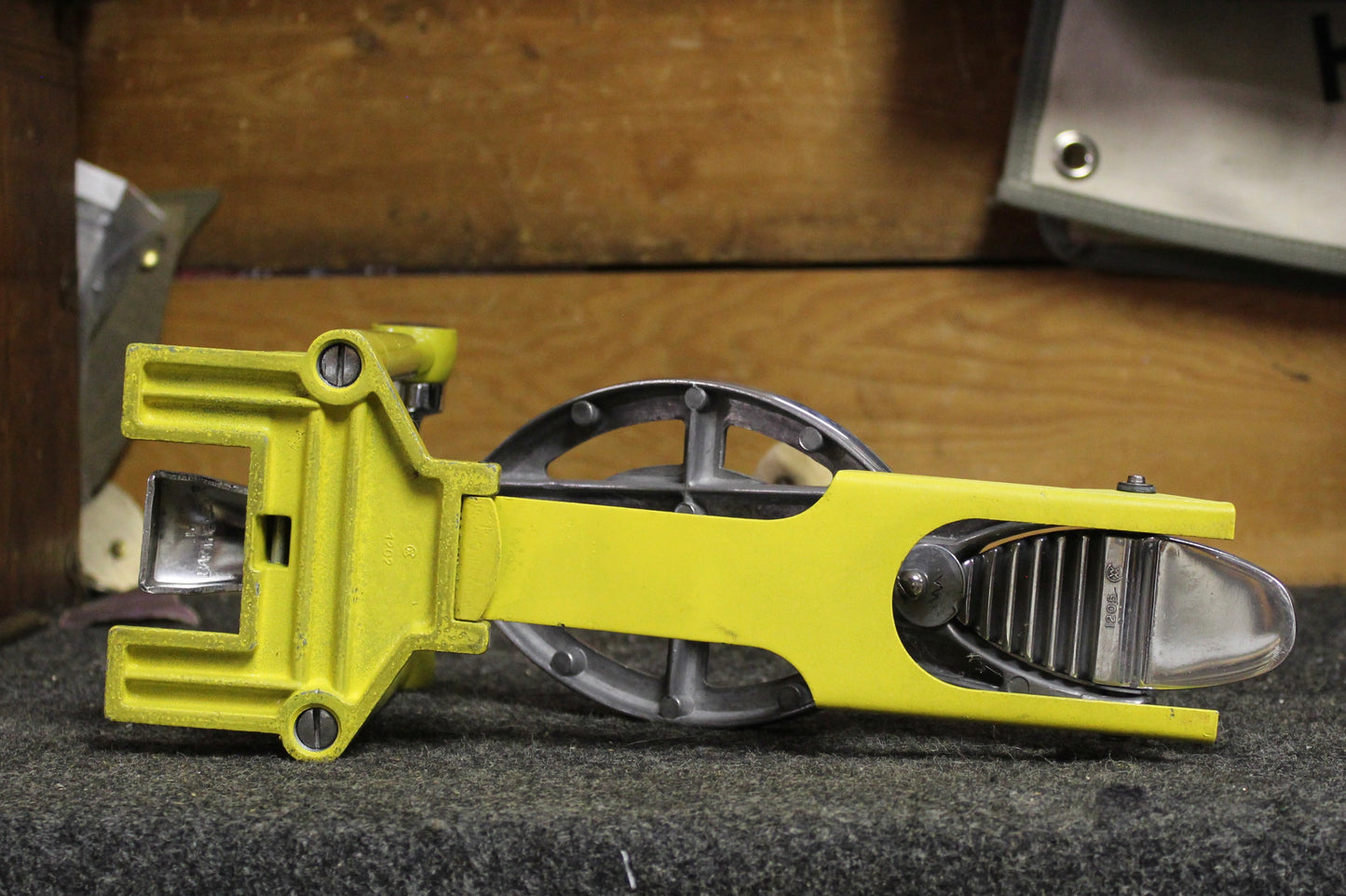 1960's Rebuilt Ludwig Speed King Bass Drum Pedal in Yellow