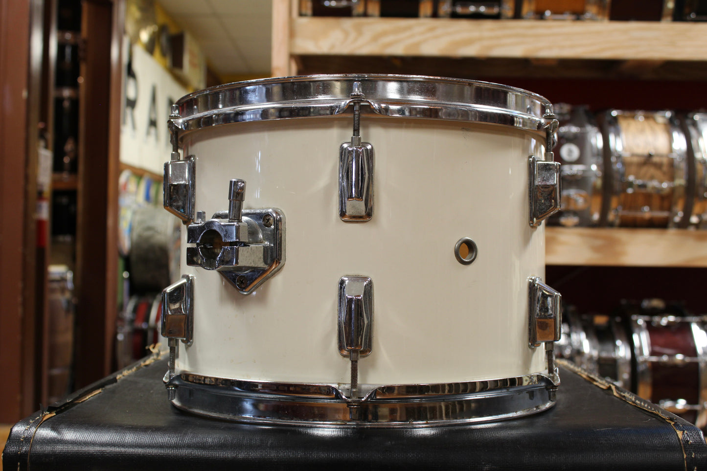 1980s Pearl Maple Shell Outfit in White Gloss 14x20 8x12 9x13 16x16