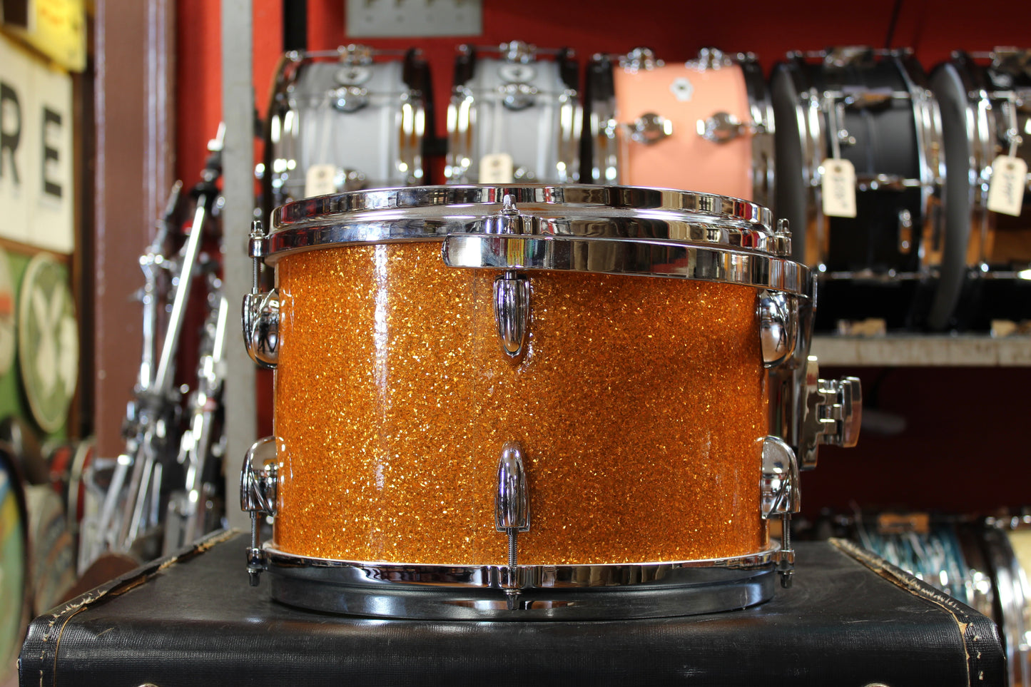Gretsch USA Custom in Gold Glass Glitter 14x22 8x12 9x13 10x14 16x16