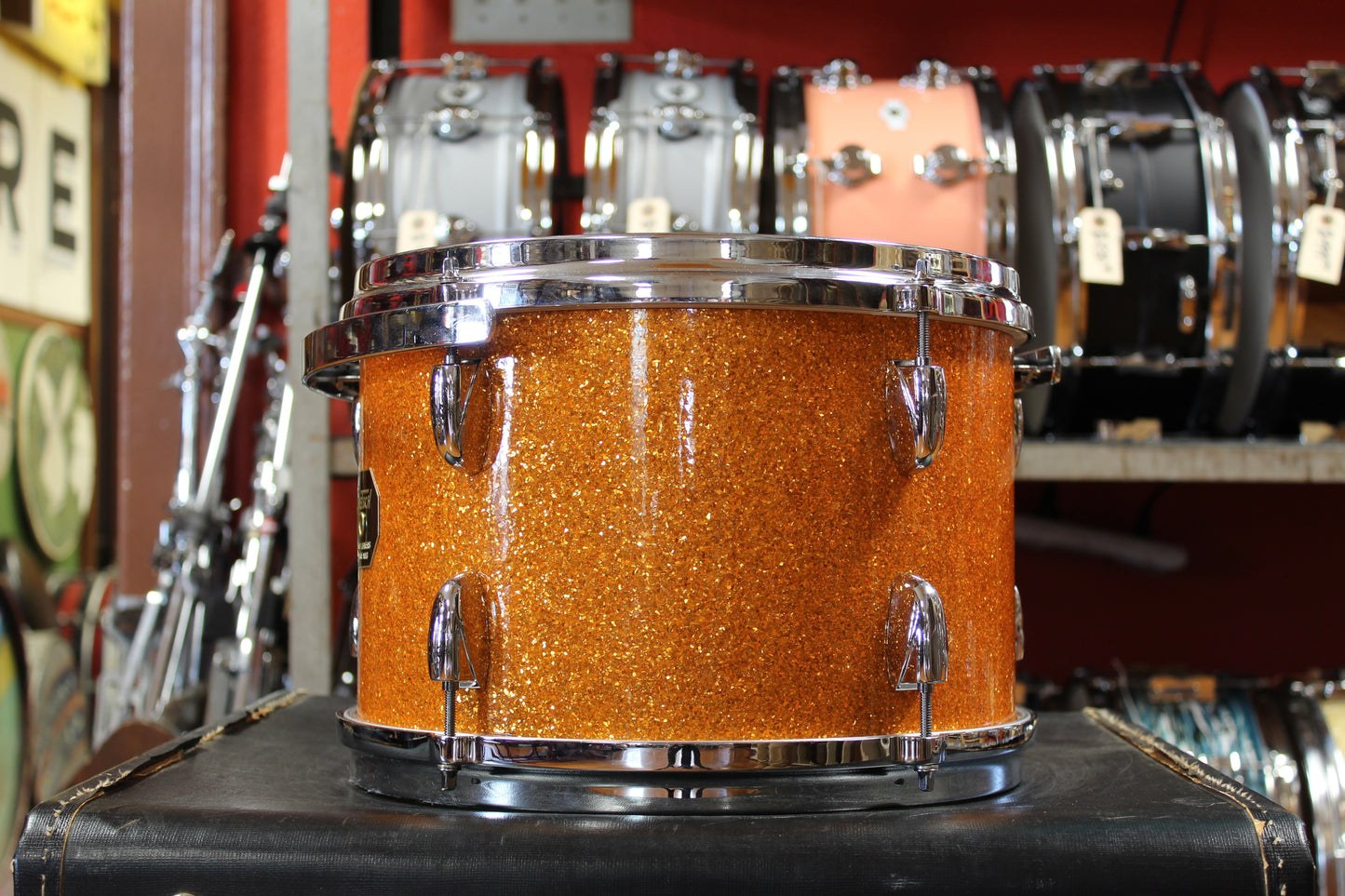 Gretsch USA Custom in Gold Glass Glitter 14x22 8x12 9x13 10x14 16x16