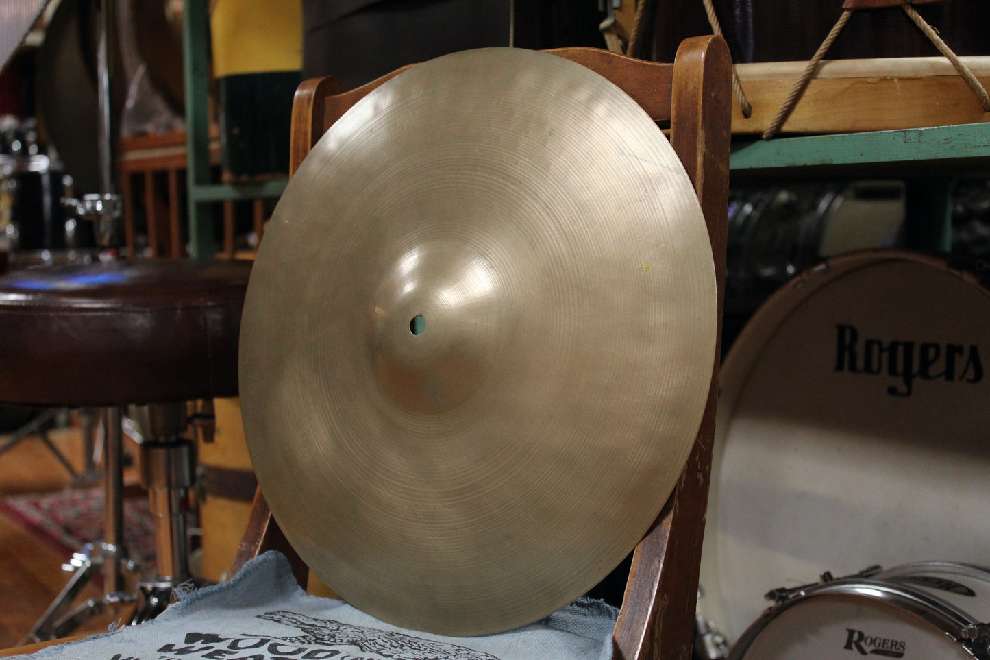 1960s Zanchi F&F Vibra 14" Single Hat 719g