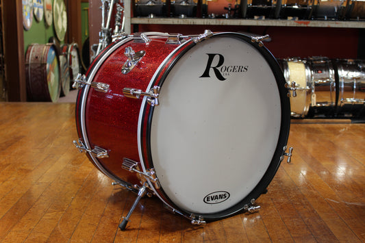 1960s Rogers Holiday Outfit in Red Sparkle Pearl 14x20 8x12 14x14