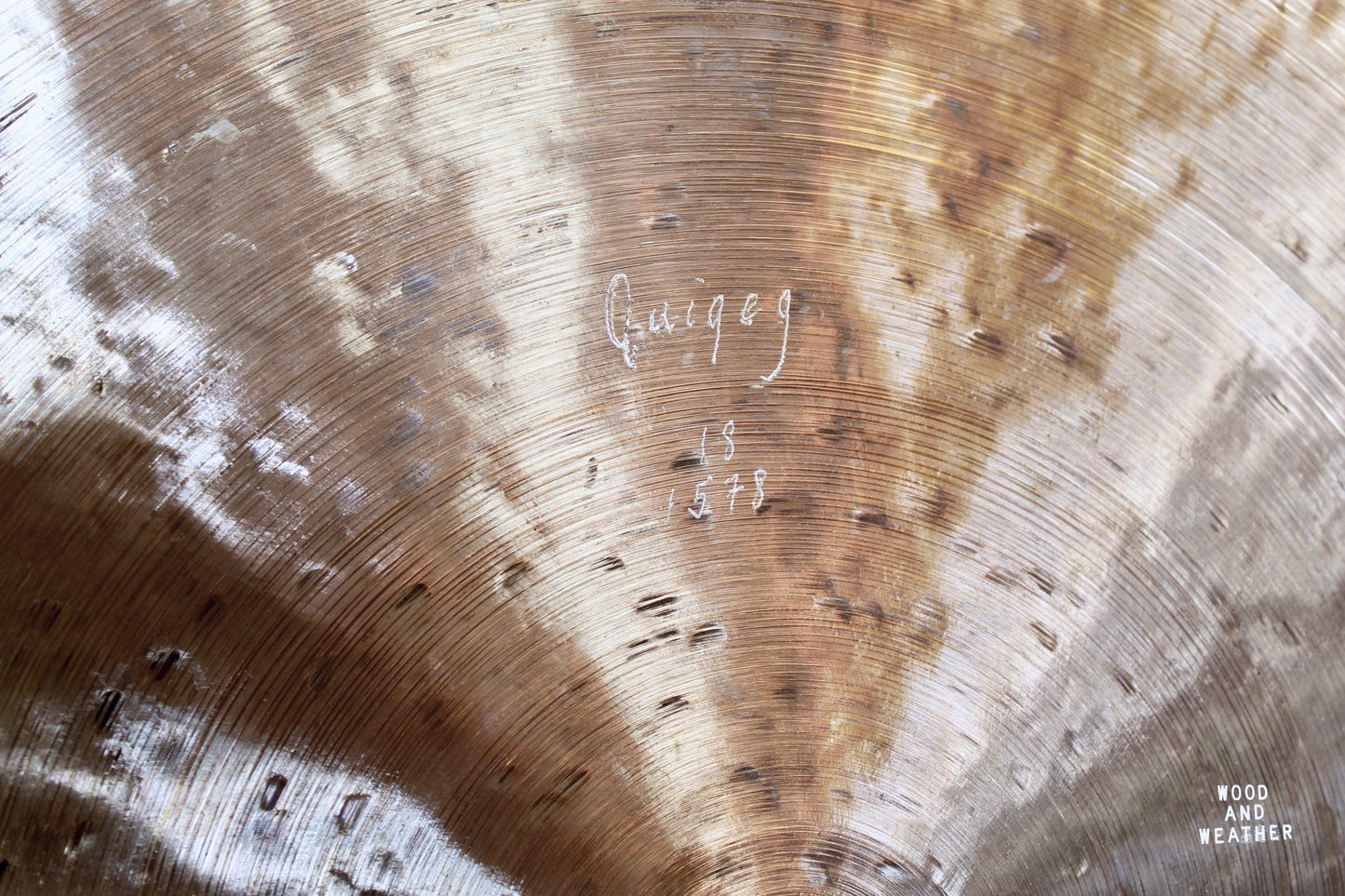 Quiqeg Cymbalsmith 18" Flanged Flat w/ 1 Rivet 1578g - Used