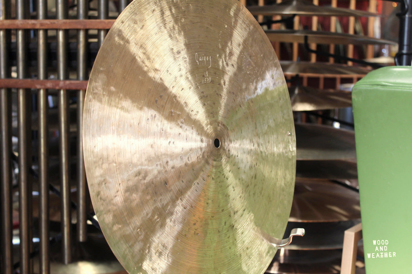 Quiqeg Cymbalsmith 18" Flanged Flat w/ 1 Rivet 1578g - Used