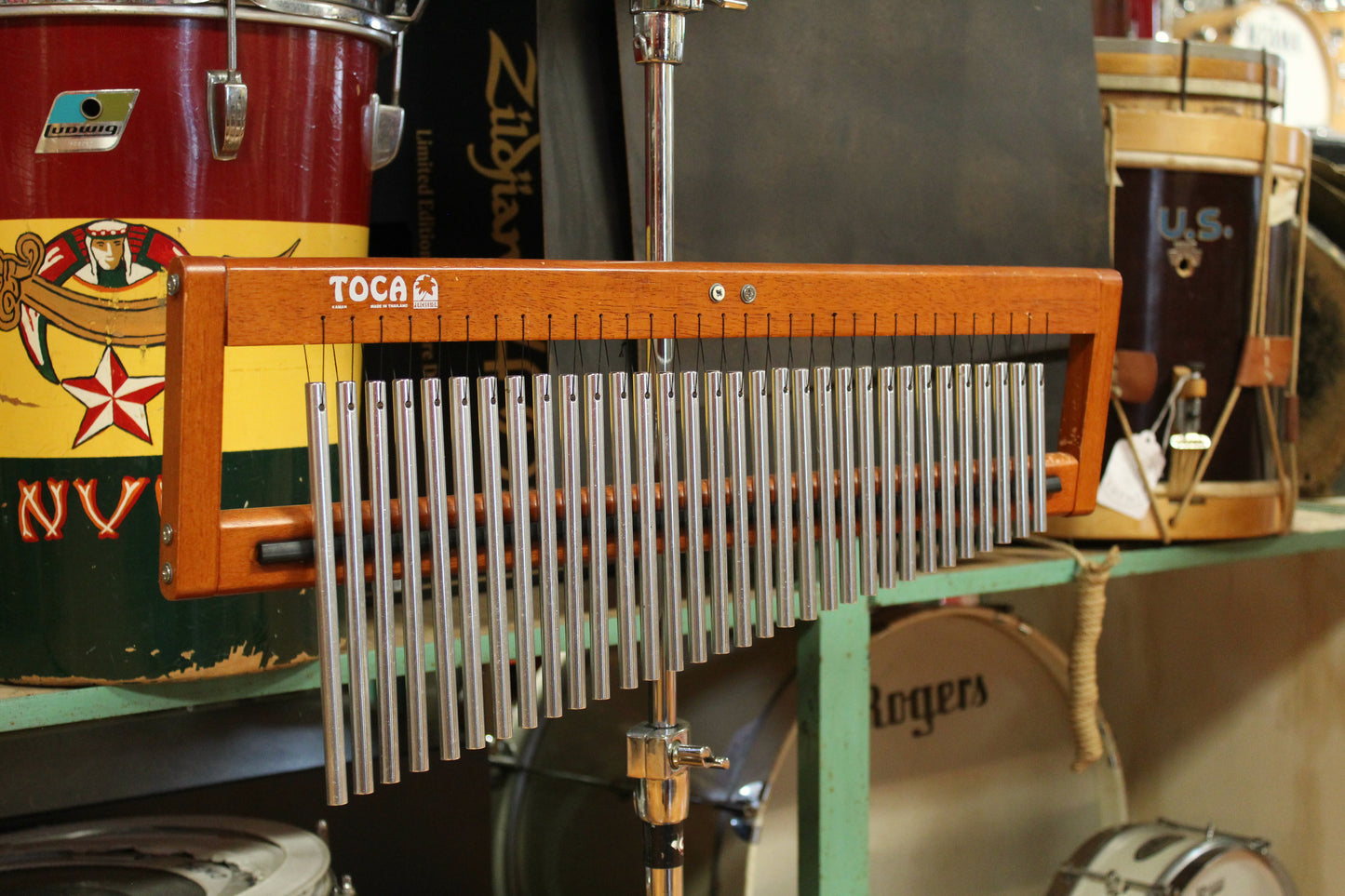 Used Toca Percussion Universal 32-Bar Chime Set w/ Dampener