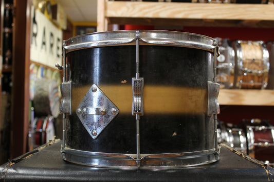 1960s Ludwig 9x13 Club Date Tom in Black and Gold Duco