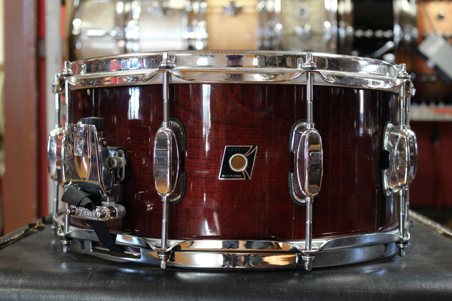 Tama 6.5x14 Artwood Birch Snare Drum in Cherry Wine Lacquer