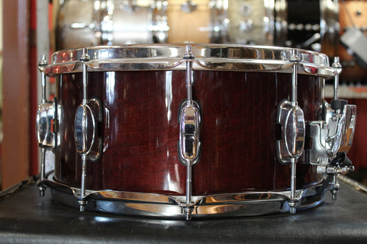 Tama 6.5x14 Artwood Birch Snare Drum in Cherry Wine Lacquer