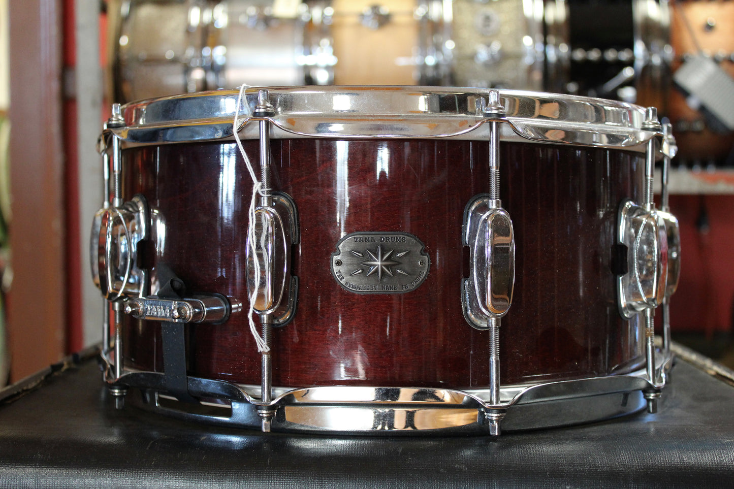 Tama 6.5x14 Artwood Birch Snare Drum in Cherry Wine Lacquer