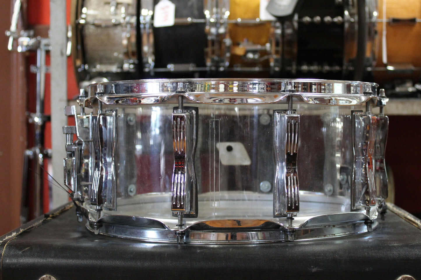 Ludwig 6.5x14 Clear Vistalite Snare Drum