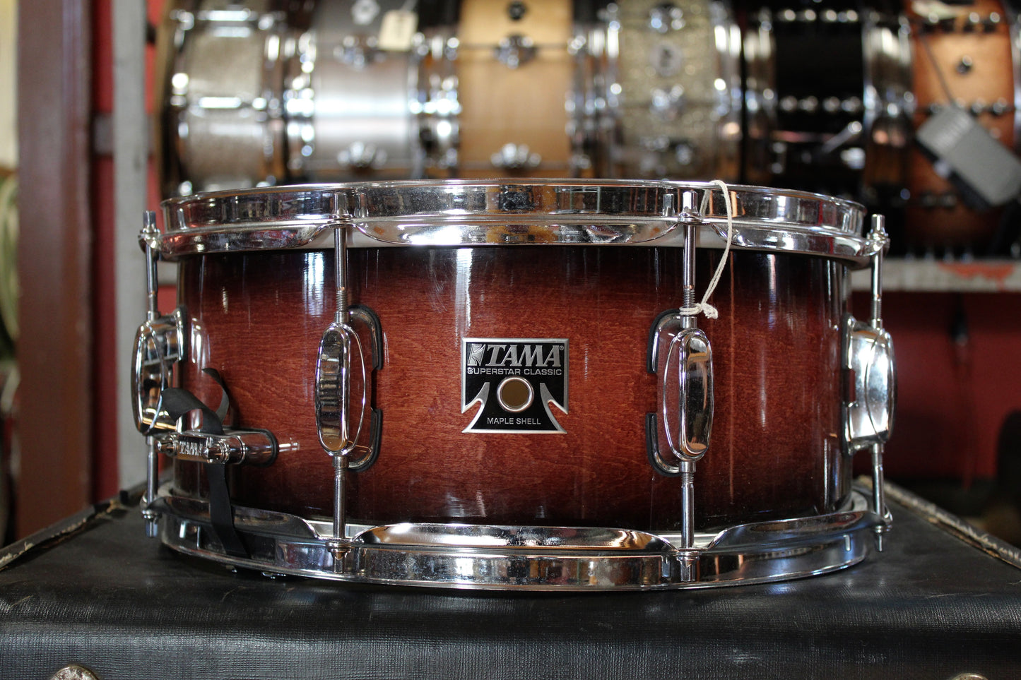 Tama 6x14 Superstar Classic Snare Drum in Dark Cherry Fade