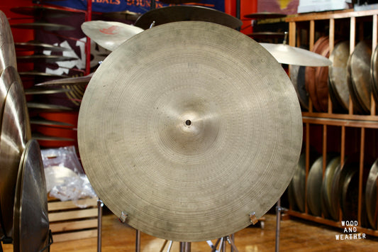 1970s A. Zildjian 20" Ping Hollow Logo Ride Cymbal 2850g