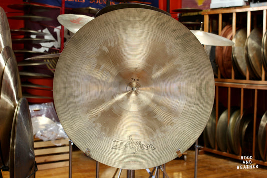 1970s A. Zildjian 20" Ping Hollow Logo Ride Cymbal 2850g