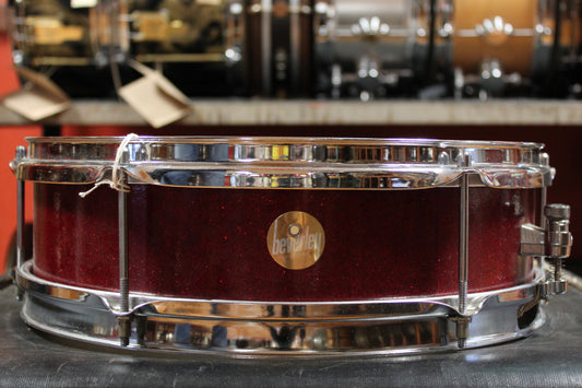 1960s Beverly 4x14 Snare Drum in Red Sparkle