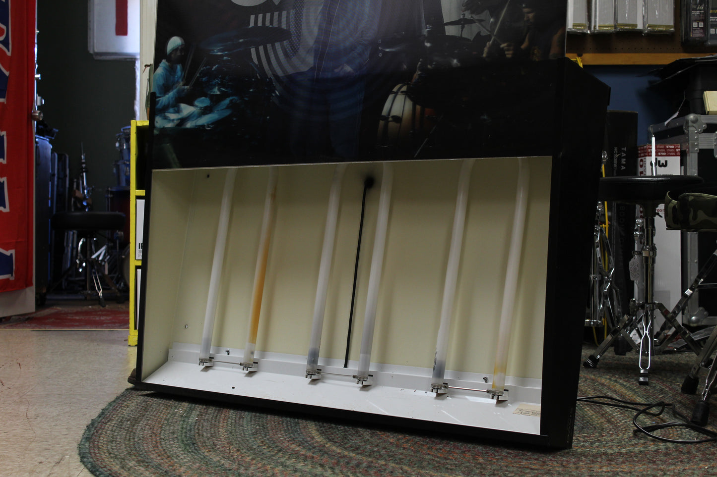 Sabian light up / holographic dealer sign - 8x30x47