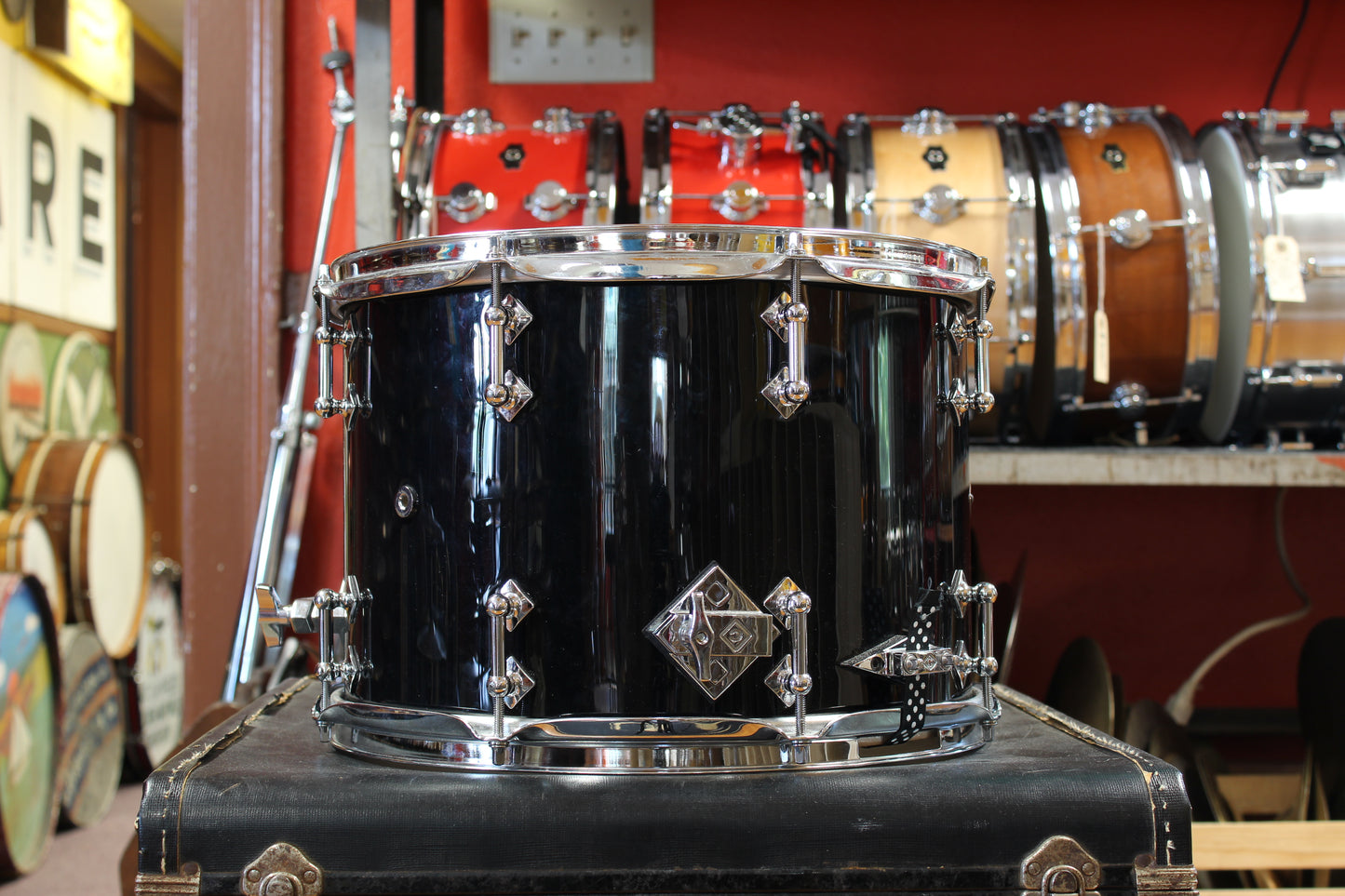 2007 Craviotto 9.5x14 Maple Ballad Snare Drum in Jet Black