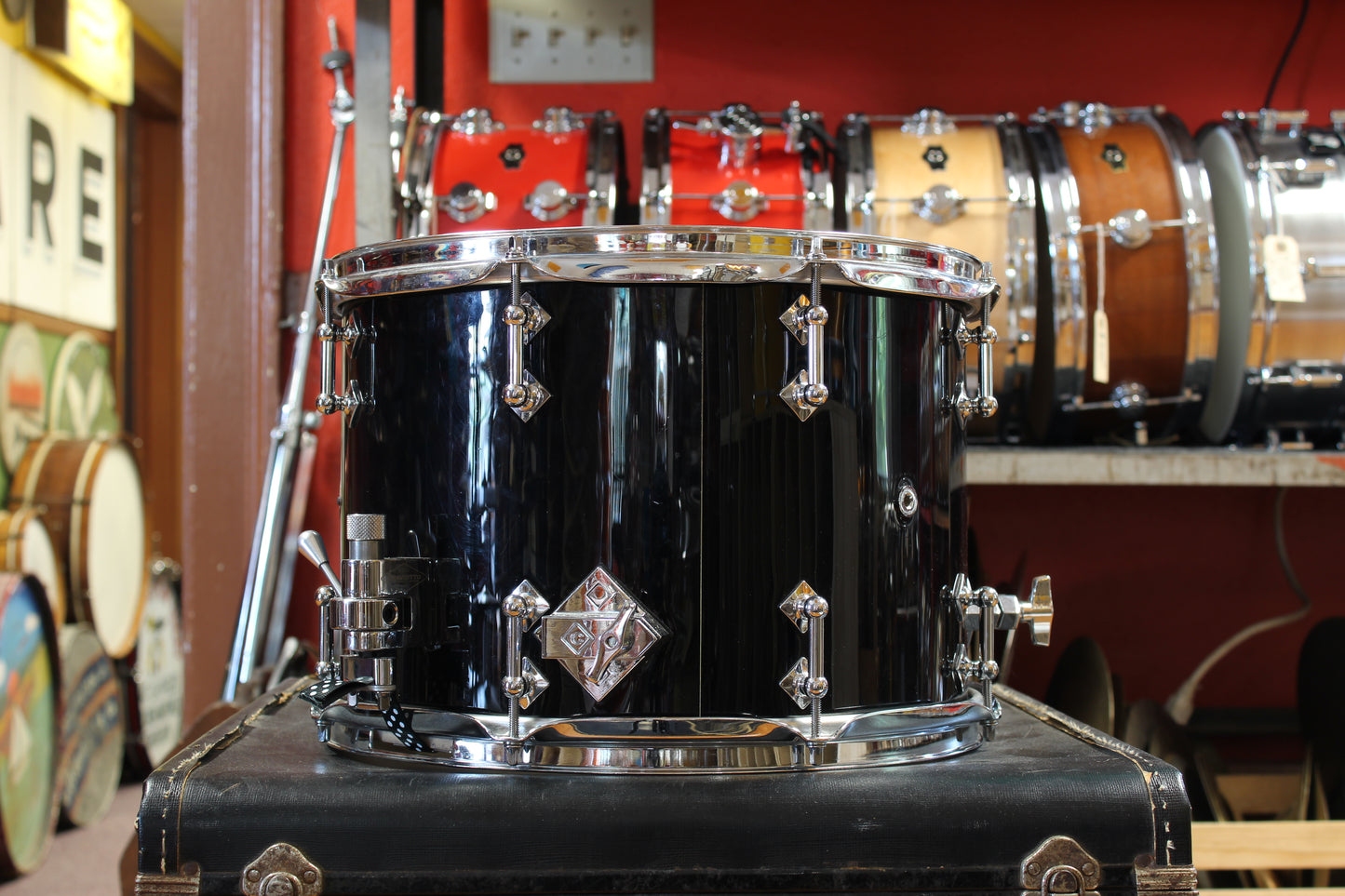 2007 Craviotto 9.5x14 Maple Ballad Snare Drum in Jet Black