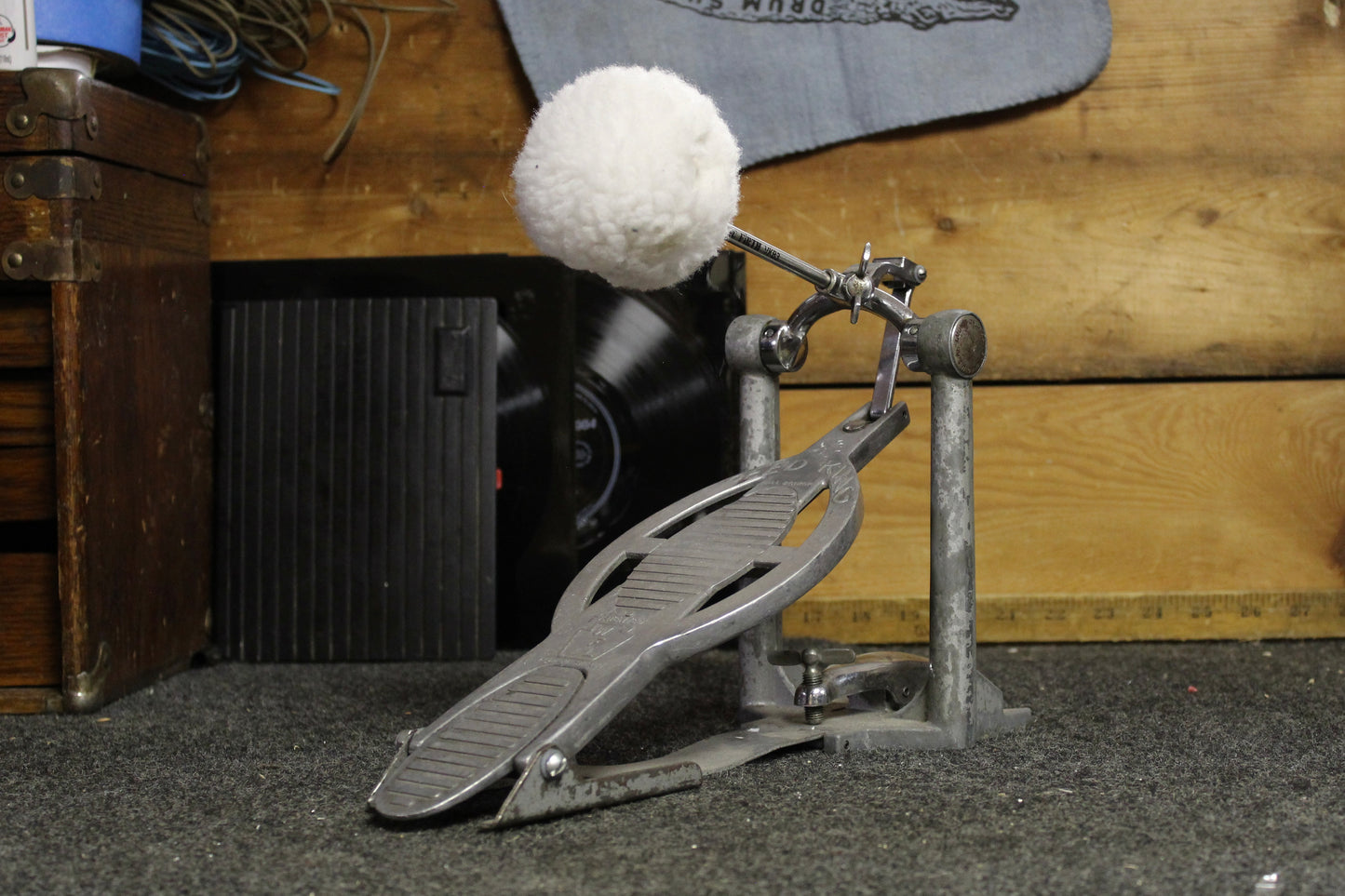 1950's WFL Speed King Bass Drum Pedal -VITALIZER DRUMS REBUILD