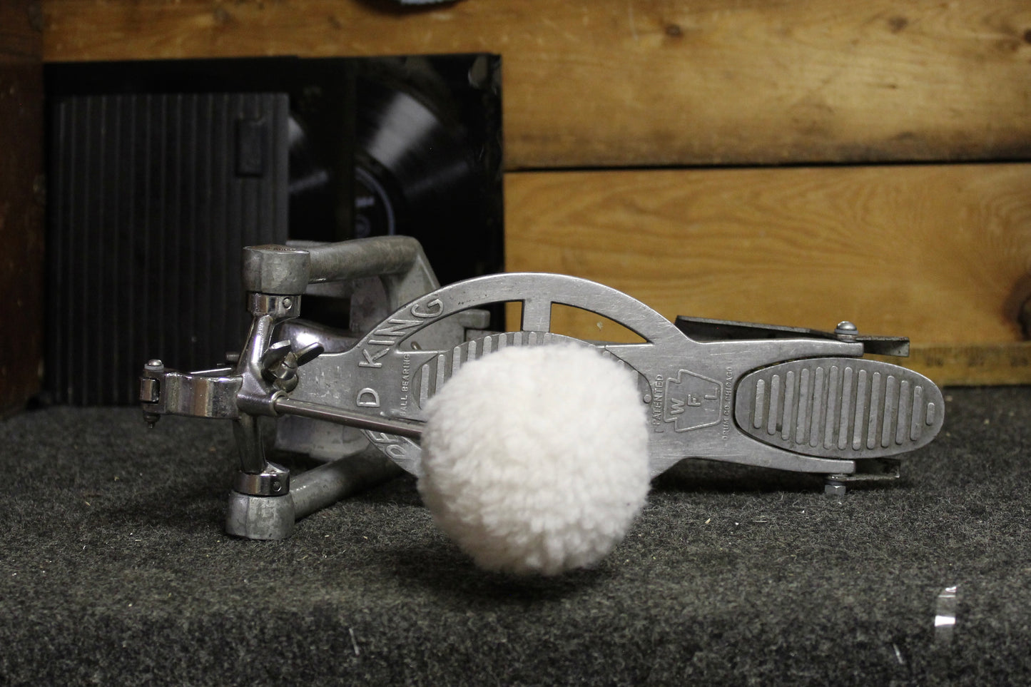 1950's WFL Speed King Bass Drum Pedal -VITALIZER DRUMS REBUILD