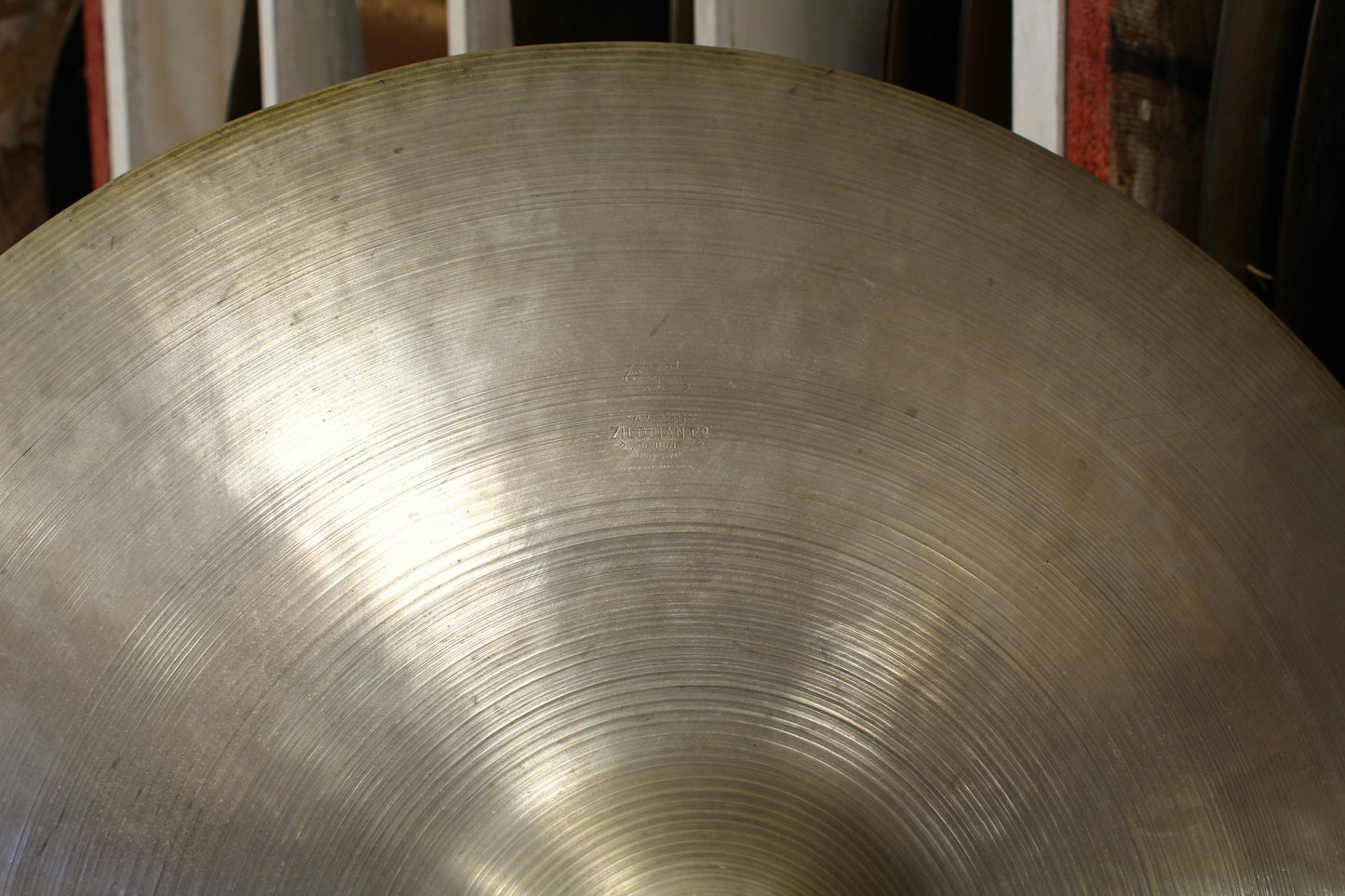1940-50s A. Zildjian 19" Transition Stamp Crash 1253g