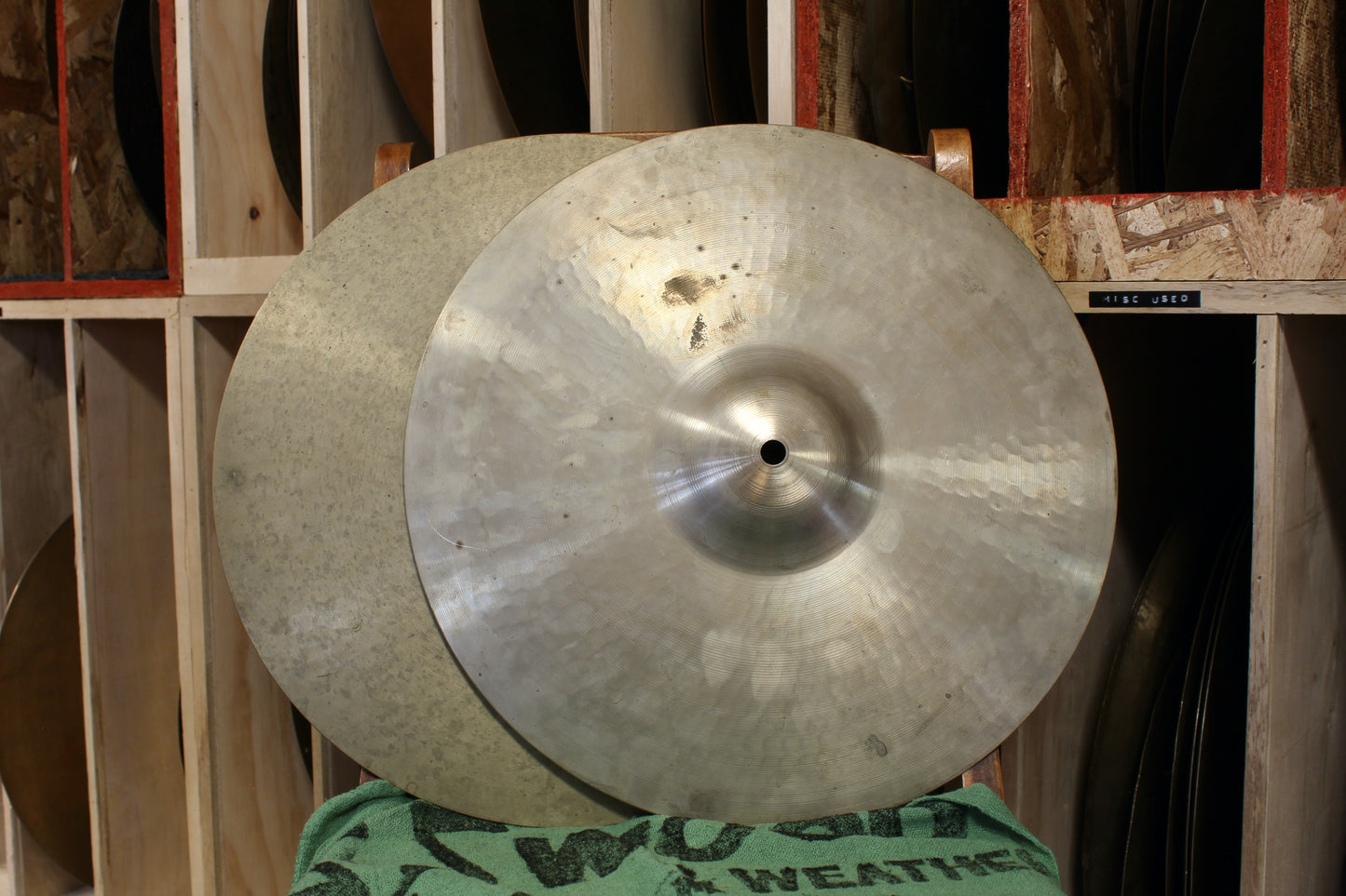 1960s Paiste 14" Stanople Hi-Hats 878/935g