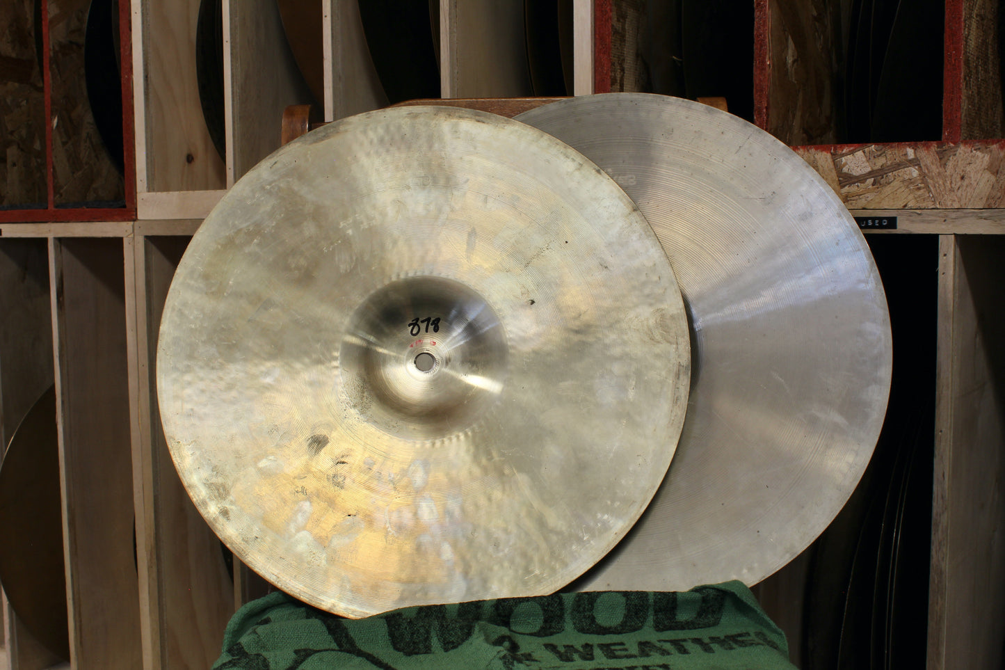 1960s Paiste 14" Stanople Hi-Hats 878/935g
