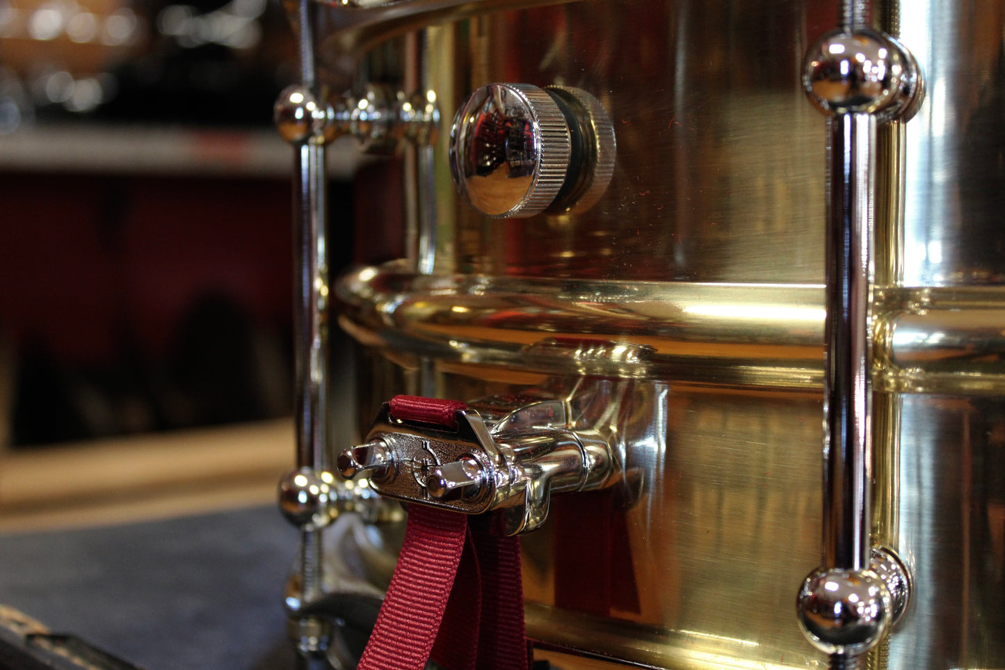 Dunnett 6.5x14 Model 2N Polished Brass Snare Drum