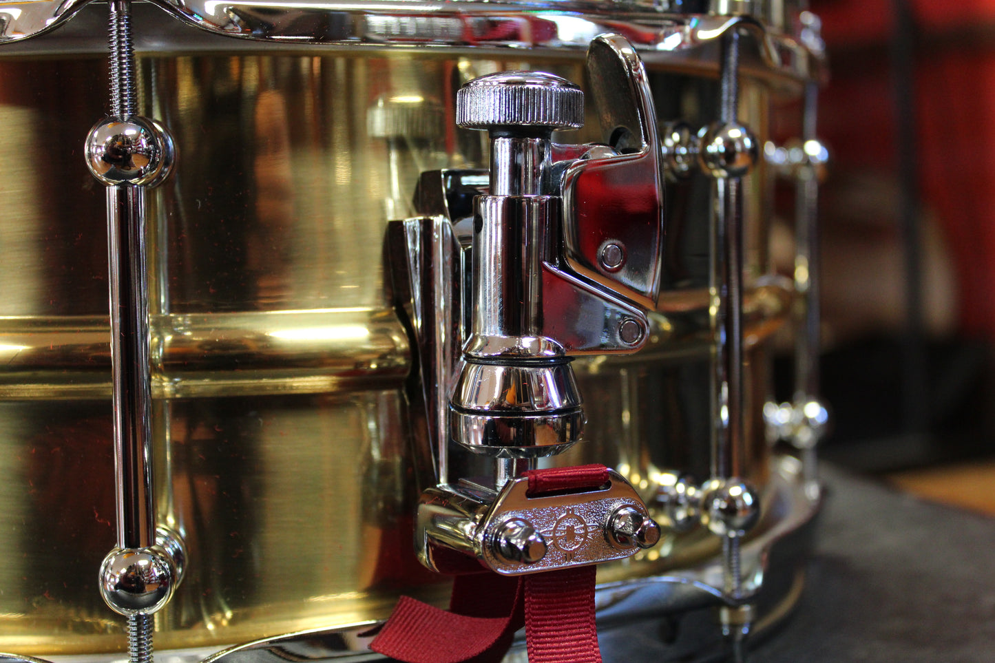 Dunnett 6.5x14 Model 2N Polished Brass Snare Drum