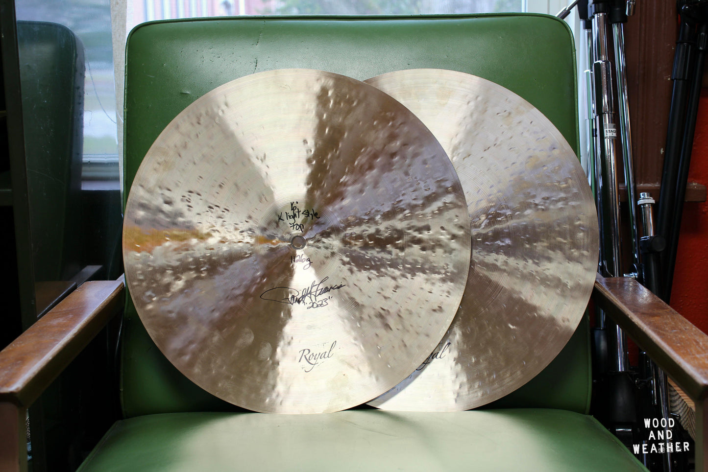 Cymbal Craftsman 16" K Light Style Hi-Hat Cymbals 1126/1445g