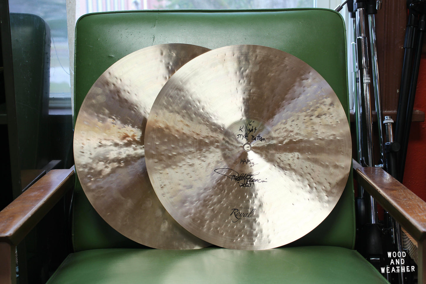 Cymbal Craftsman 16" K Light Style Hi-Hat Cymbals 1126/1445g