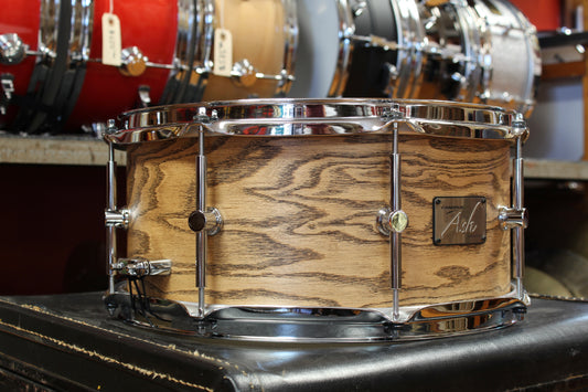 Canopus 6.5x14 Ash Snare Drum in Natural Grain Ash Oil