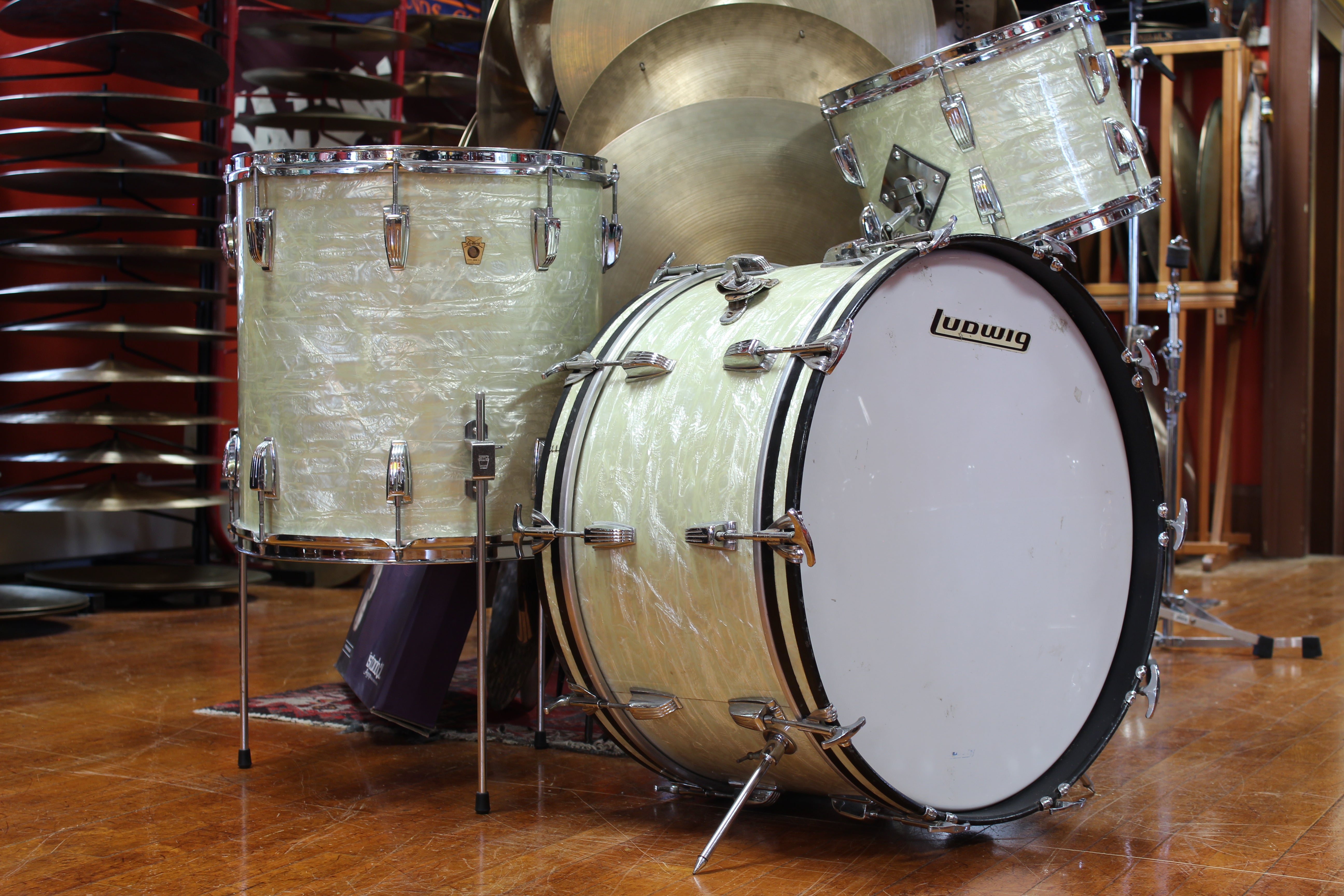 Años 50 WFL / Ludwig New Yorker en blancoAños 50 WFL / Ludwig New Yorker en blanco  