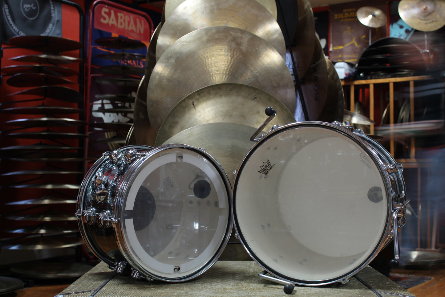 1960s Camco Oaklawn Bop kit in Black Diamond Pearl 14x18 14x14 8x12
