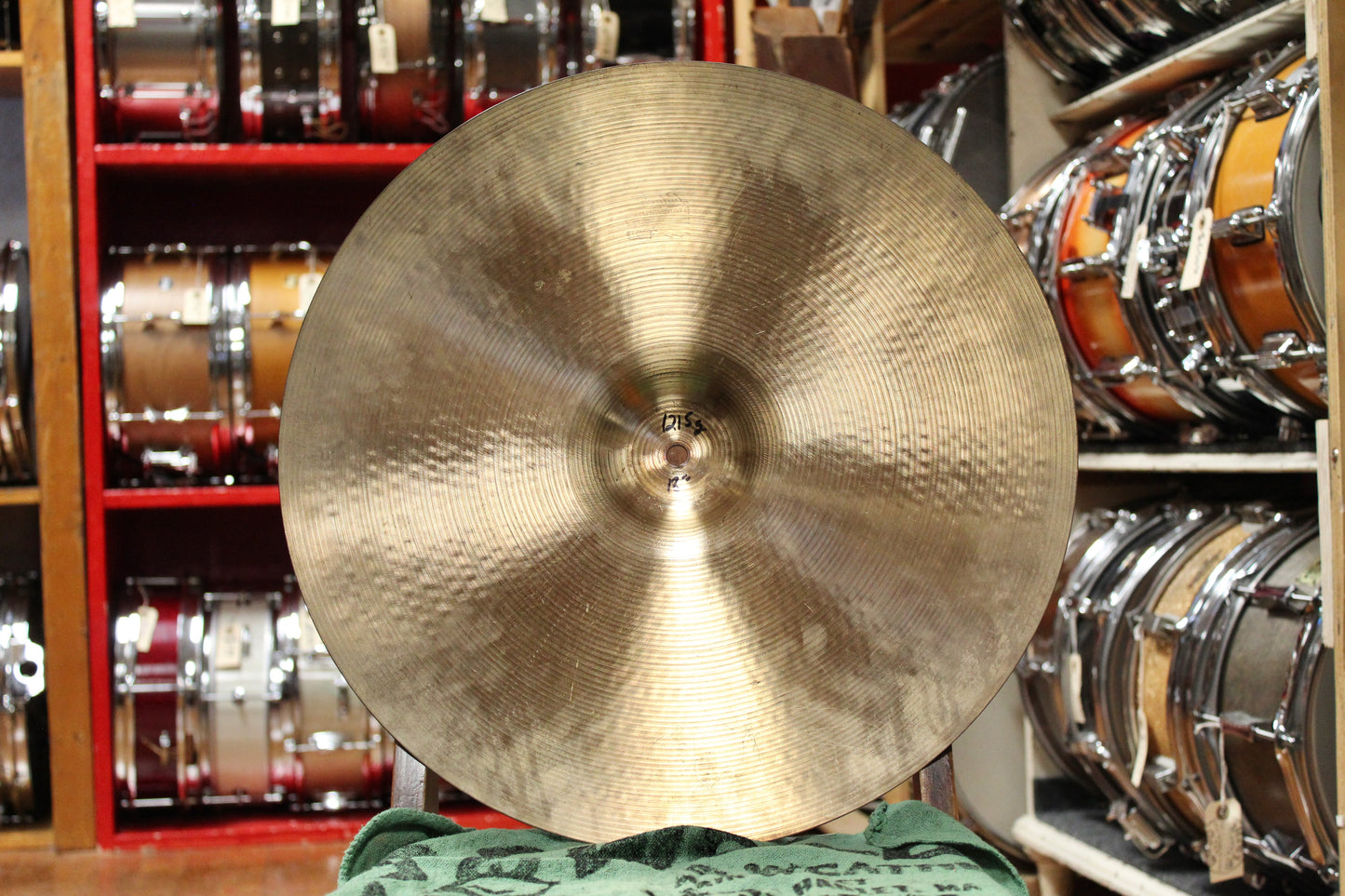 1970s Paiste Ludwig 18" B8 Medium Crash 1215g