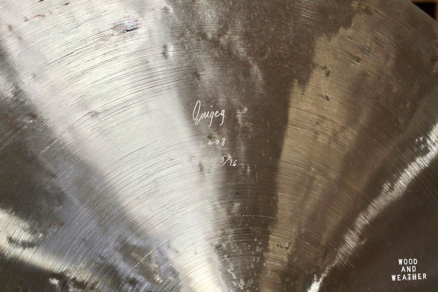 Quiqeg Cymbalsmith 22 5/16" Ride Cymbal 2408g