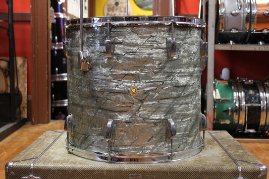 1960s Ludwig 16x18 Floor Tom in Sky Blue Pearl