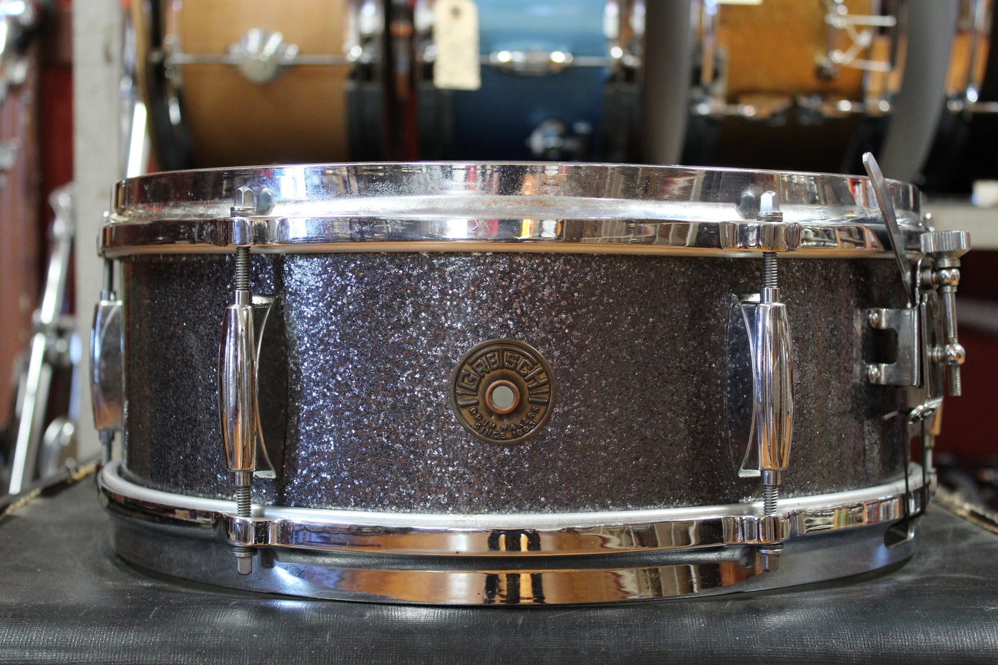 1960s Gretsch 5x14 Dixieland Snare Drum in Starlight Sparkle