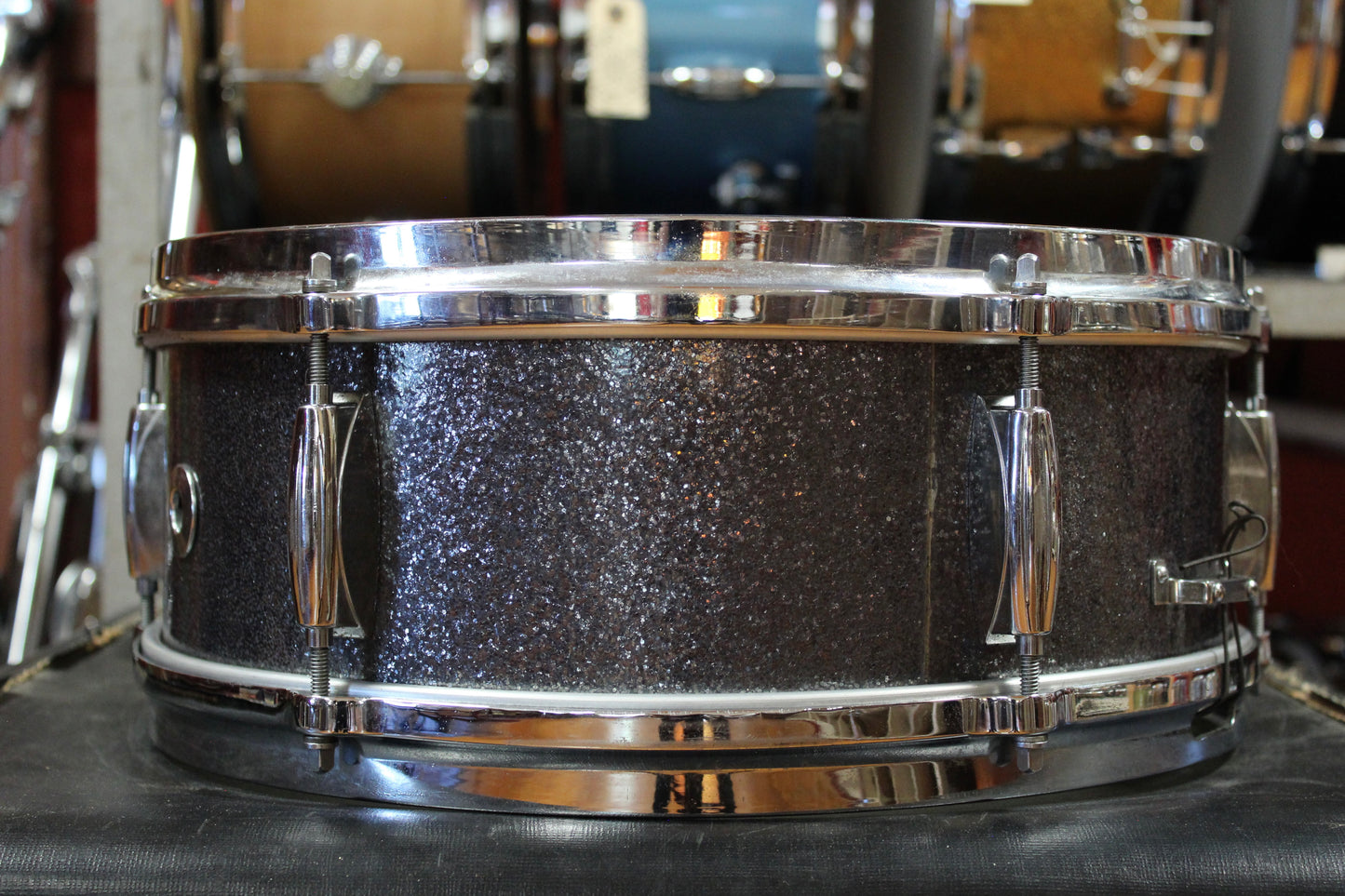 1960s Gretsch 5x14 Dixieland Snare Drum in Starlight Sparkle