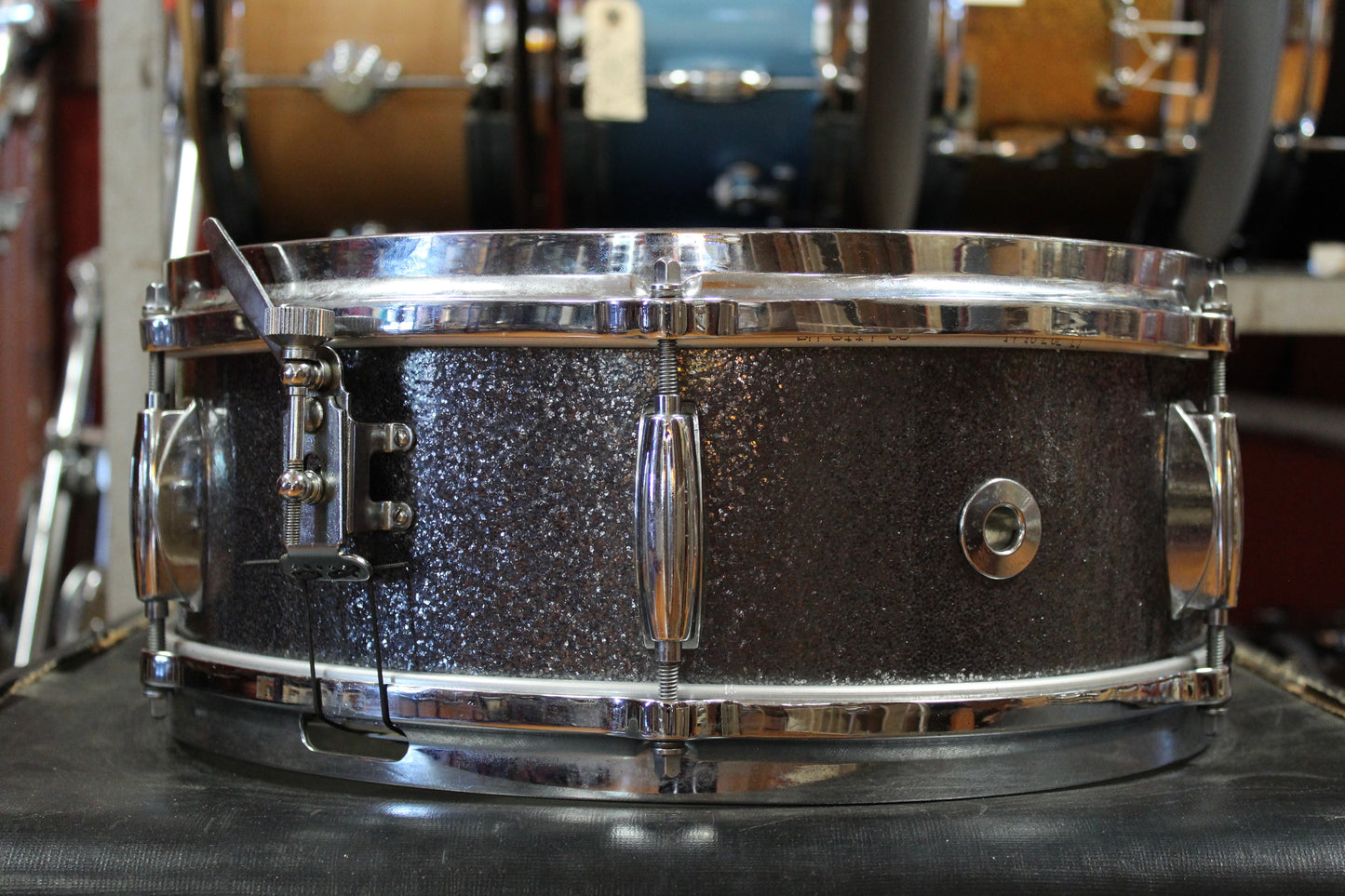 1960s Gretsch 5x14 Dixieland Snare Drum in Starlight Sparkle