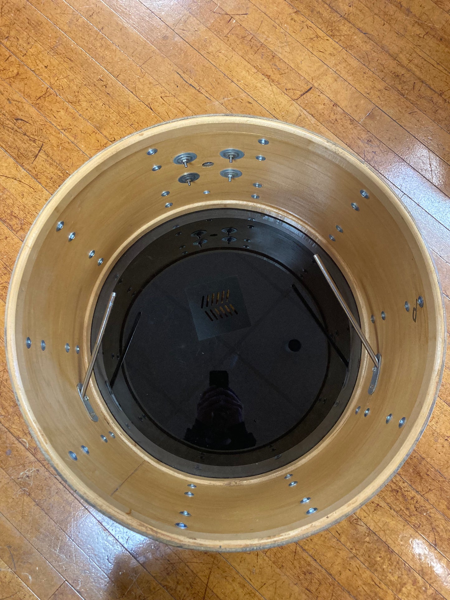 1970s Slingerland in White Marine Pearl 14x22 16x16 9x13