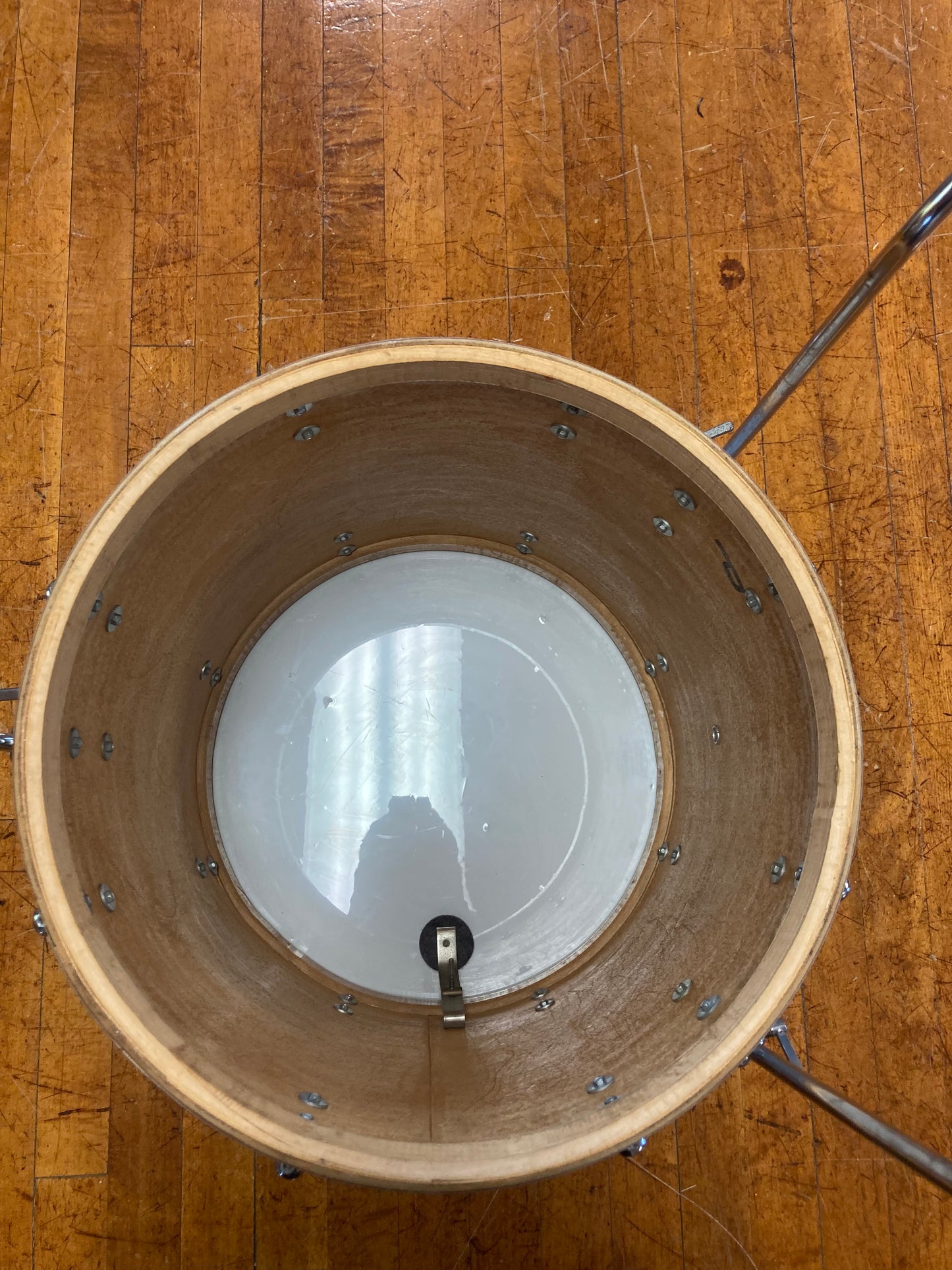 1970s Slingerland in White Marine Pearl 14x22 16x16 9x13