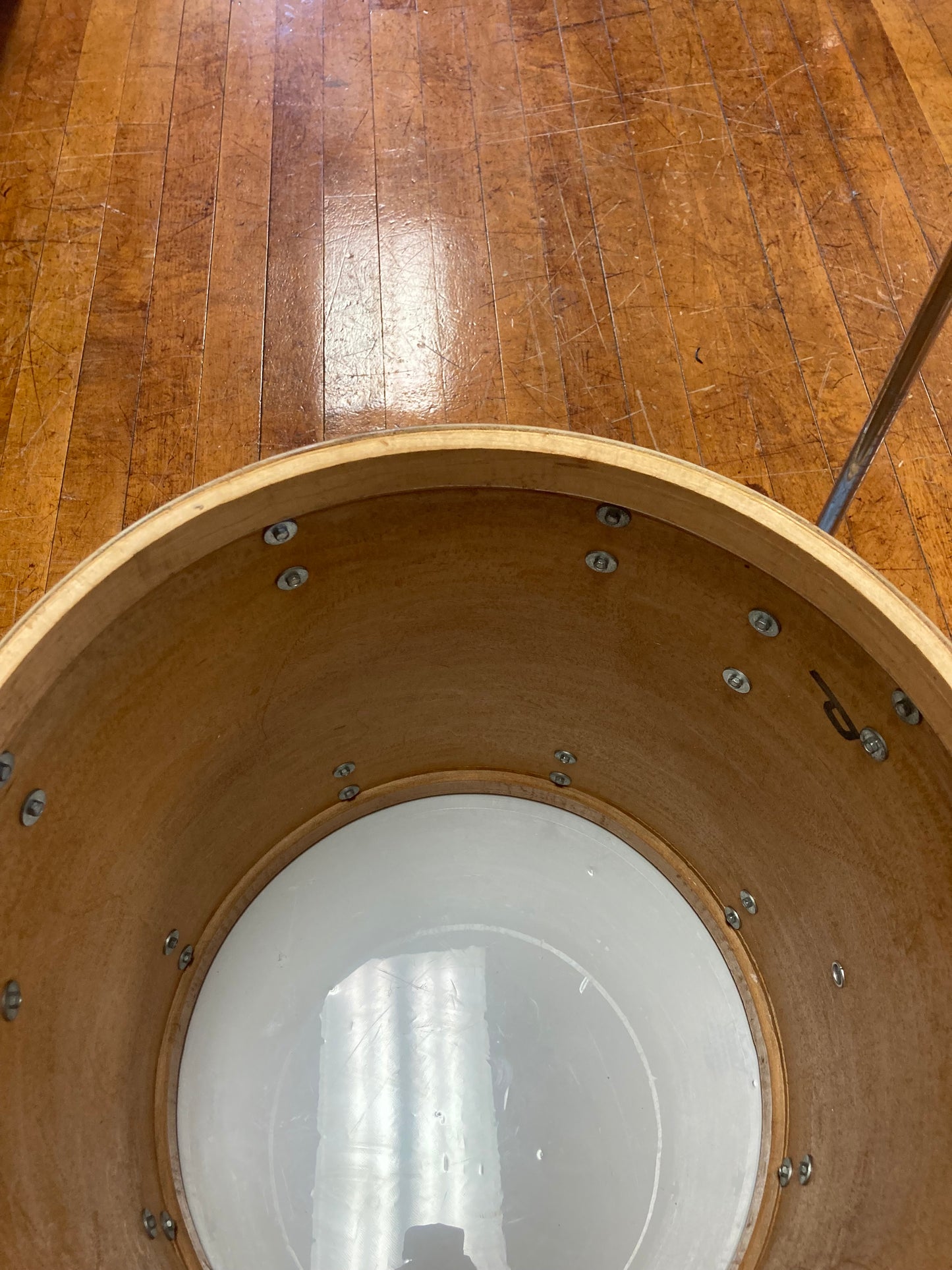 1970s Slingerland in White Marine Pearl 14x22 16x16 9x13