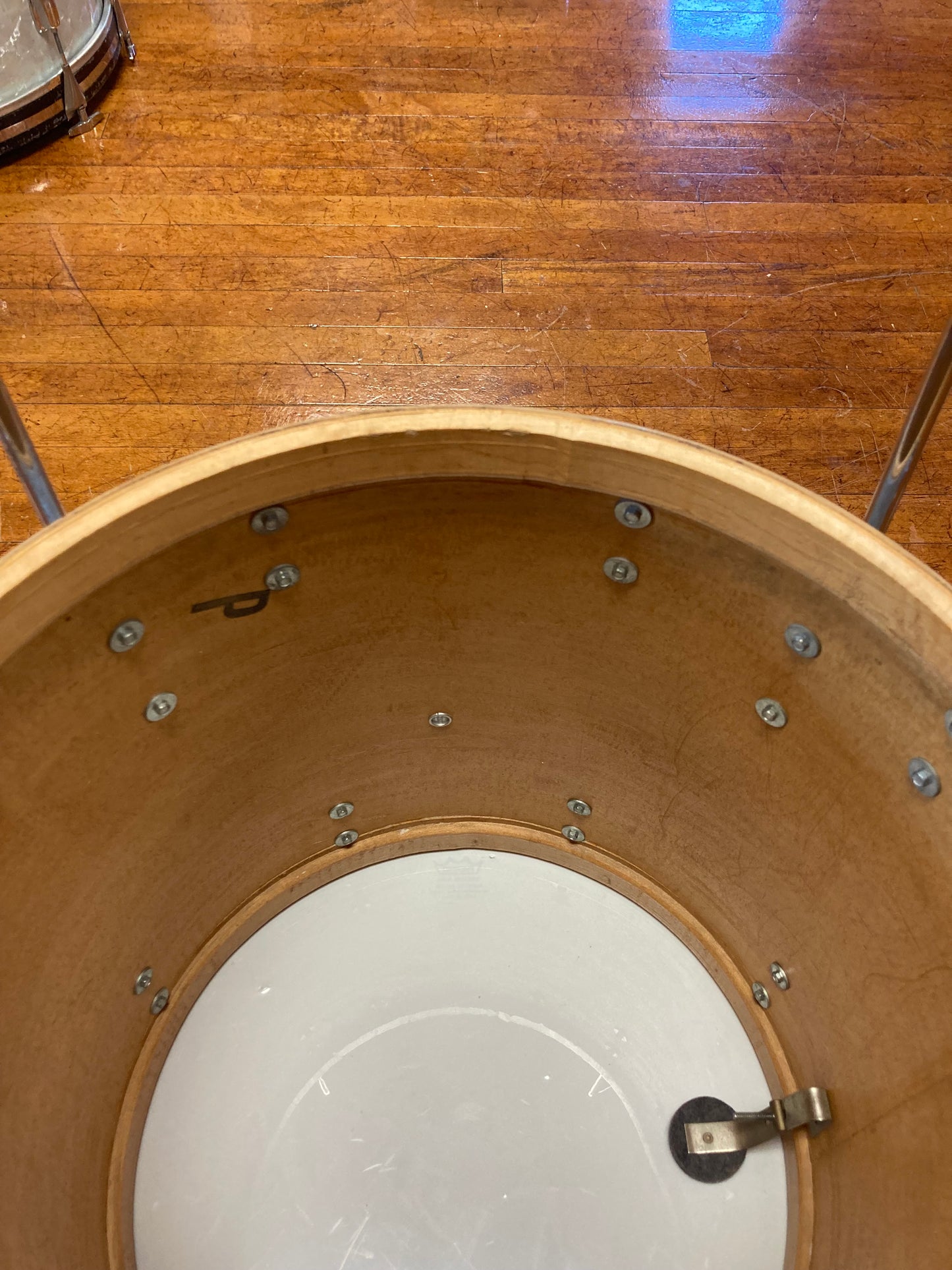 1970s Slingerland in White Marine Pearl 14x22 16x16 9x13