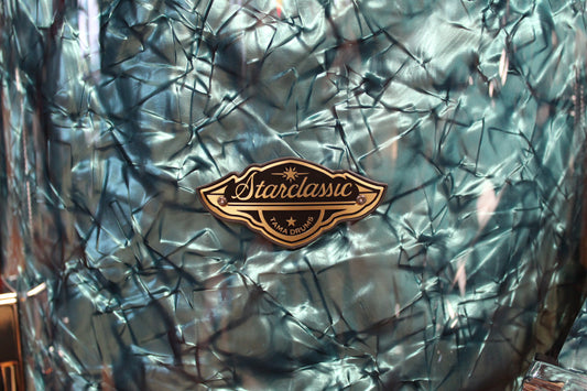 Tama Starclassic Walnut Birch Outfit in Turquoise Pearl 14x20 8x12 14x14