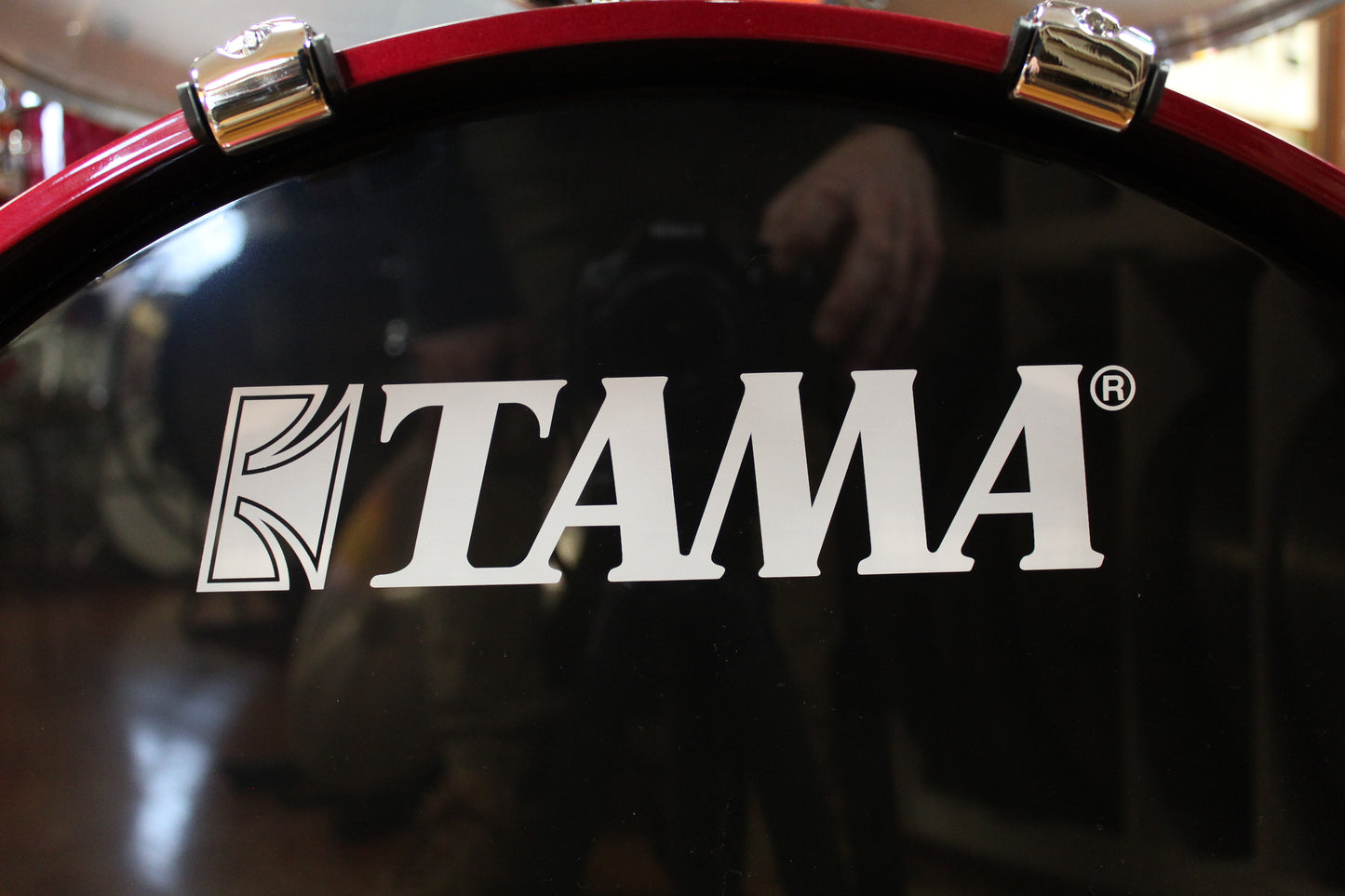 Tama Starclassic Walnut Birch Outfit in Molten Dark Raspberry Fade 16x22 8x10 9x12 14x16