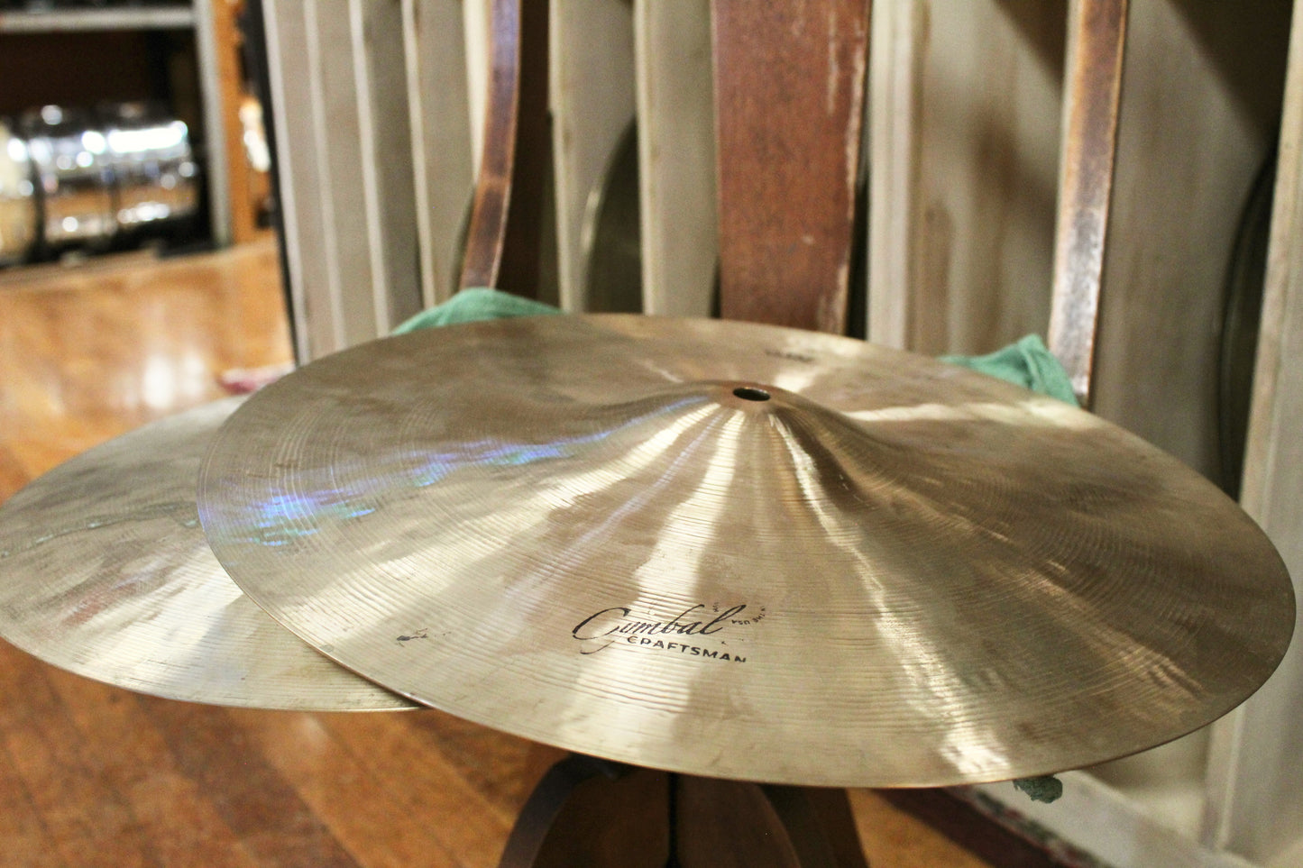 Cymbal Craftsman 14" EAK Style Flange Hi-Hats 977/1295g - Used