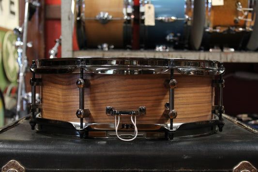 Noble and Cooley 4.75x14 Walnut Ply Snare Drum with Black Chrome Hardware