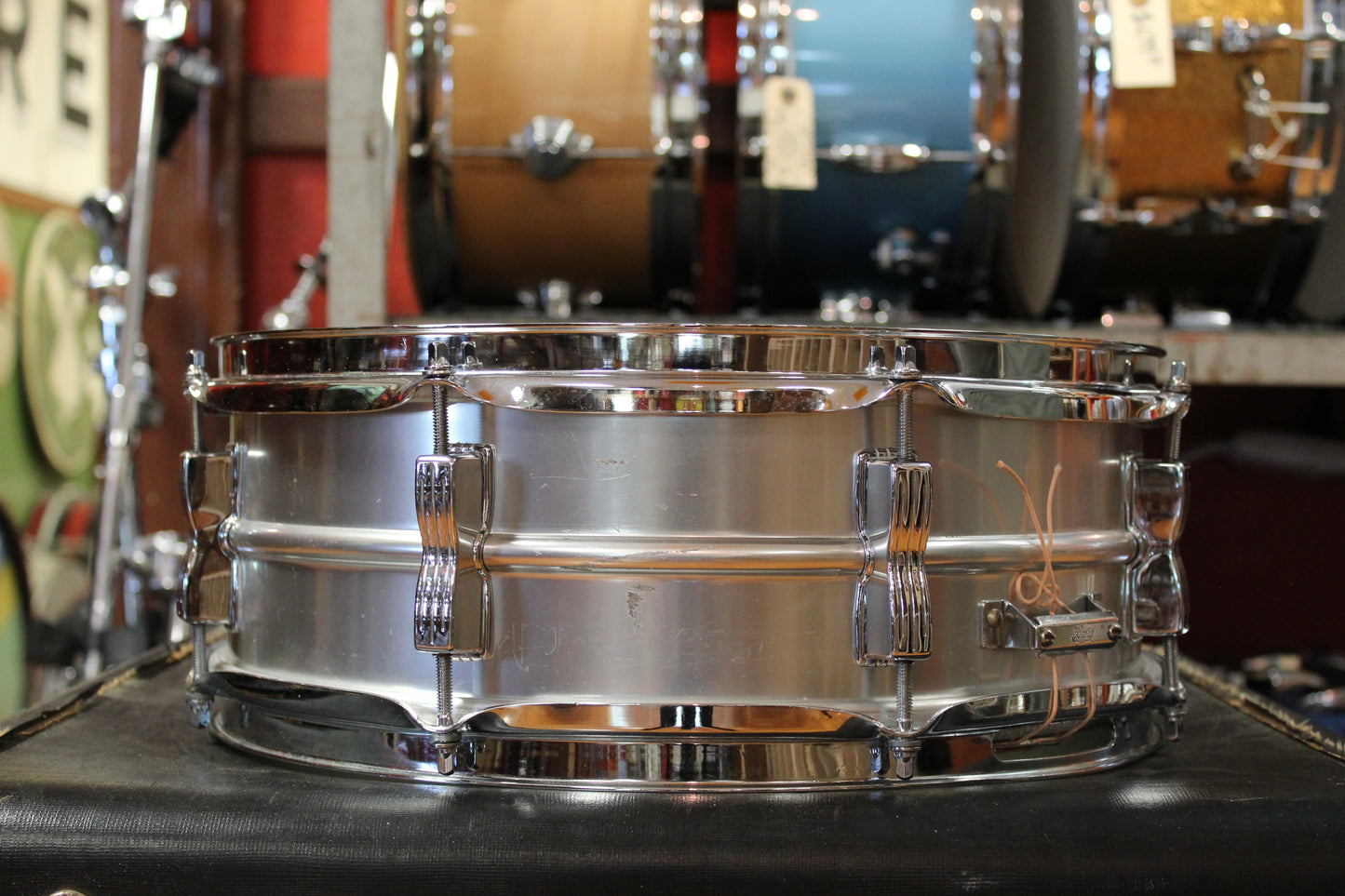 1960s Ludwig 5x14 Acrolite Snare Drum in Aluminum