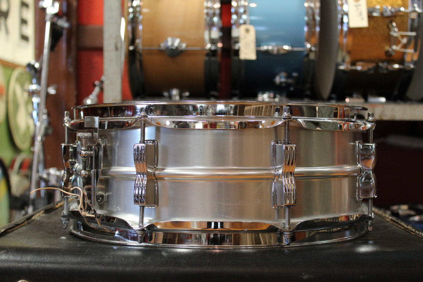1960s Ludwig 5x14 Acrolite Snare Drum in Aluminum